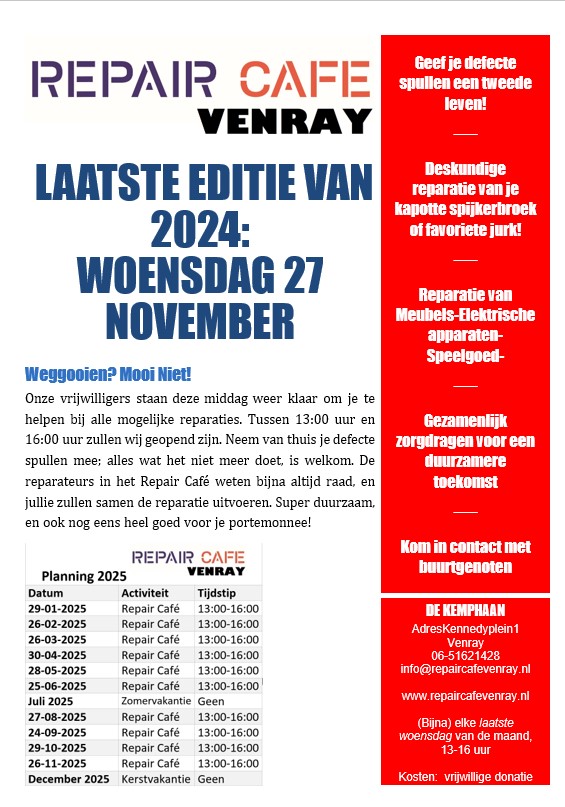 Je bekijkt nu Eerstvolgende editie op 27 november 2024